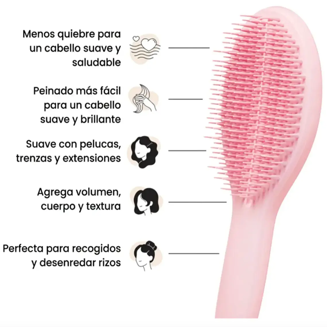 CEPILLO PELO TANGLE TEEZER THE ULTIMATE STYLER MILLENIAL PINK 4
