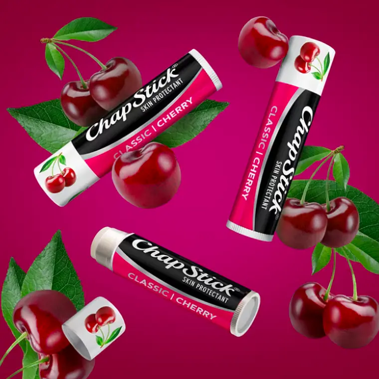 PACK 12 UNIDADES BALSAMO LABIAL CHAPSTICK CHERRY 3