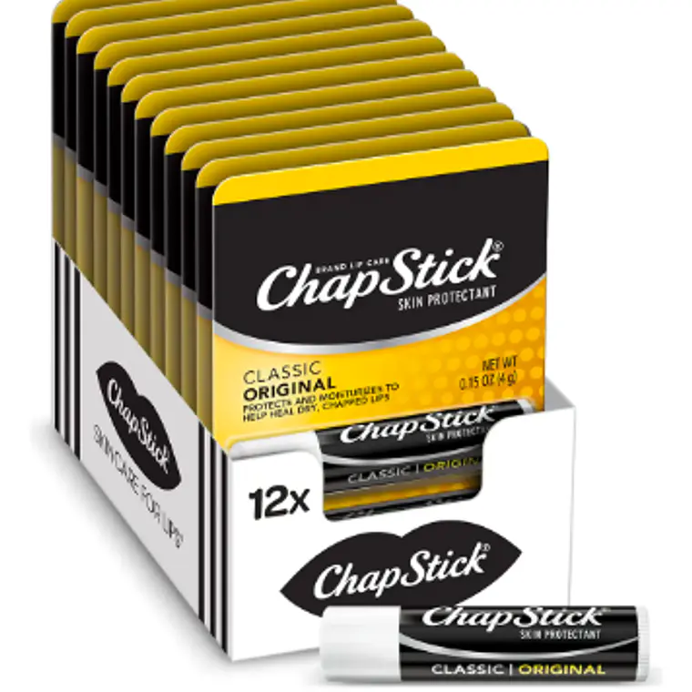PACK 12 UNIDADES BALSAMO LABIAL CHAPSTICK ORIGINAL 1