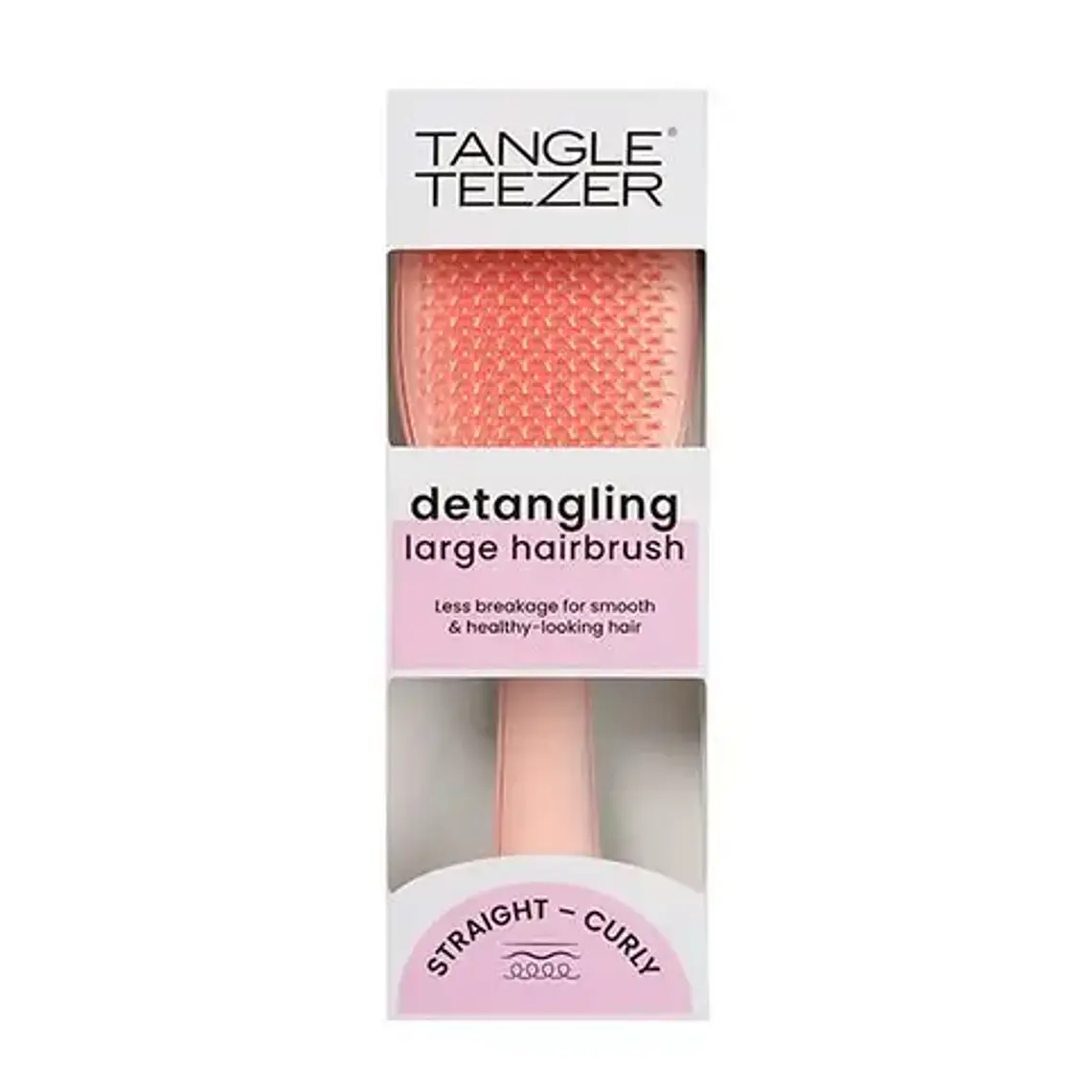 CEPILLO DE PELO TANGLE TEEZER LARGE WET DETANGLER PEACH GLOW 4
