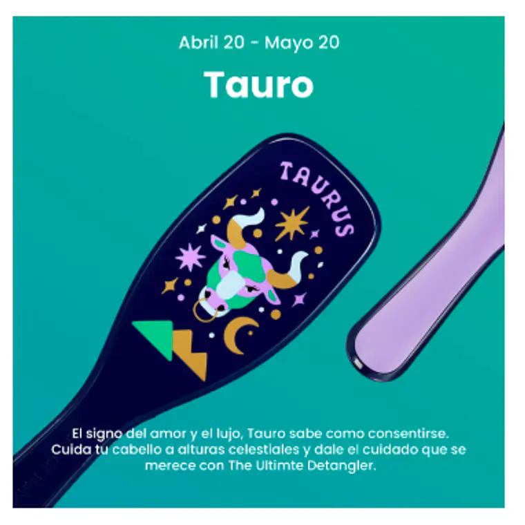 CEPILLO DE PELO TANGLE TEEZER ZODIACO TAURO 3