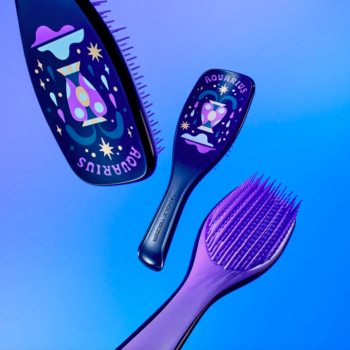 CEPILLO DE PELO TANGLE TEEZER ZODIACO ACUARIO 4