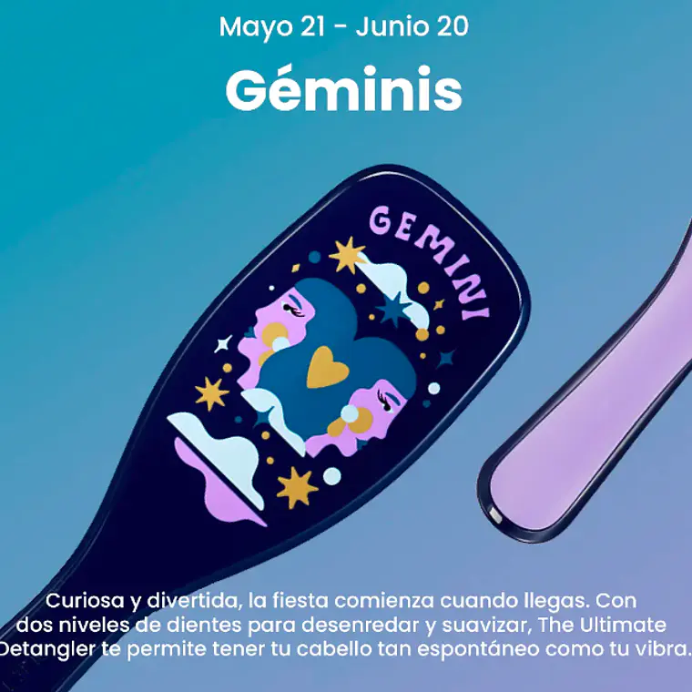 CEPILLO DE PELO TANGLE TEEZER ZODIACO GEMINIS 3