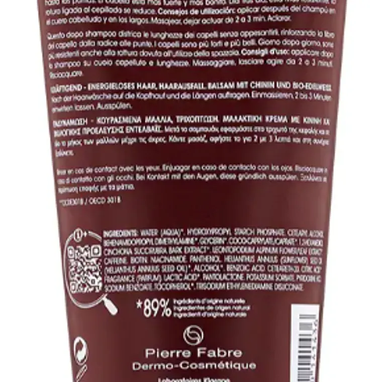 KLORANE BALSAMO QUININA (200ML) I VENCE: 30-11-2026 4