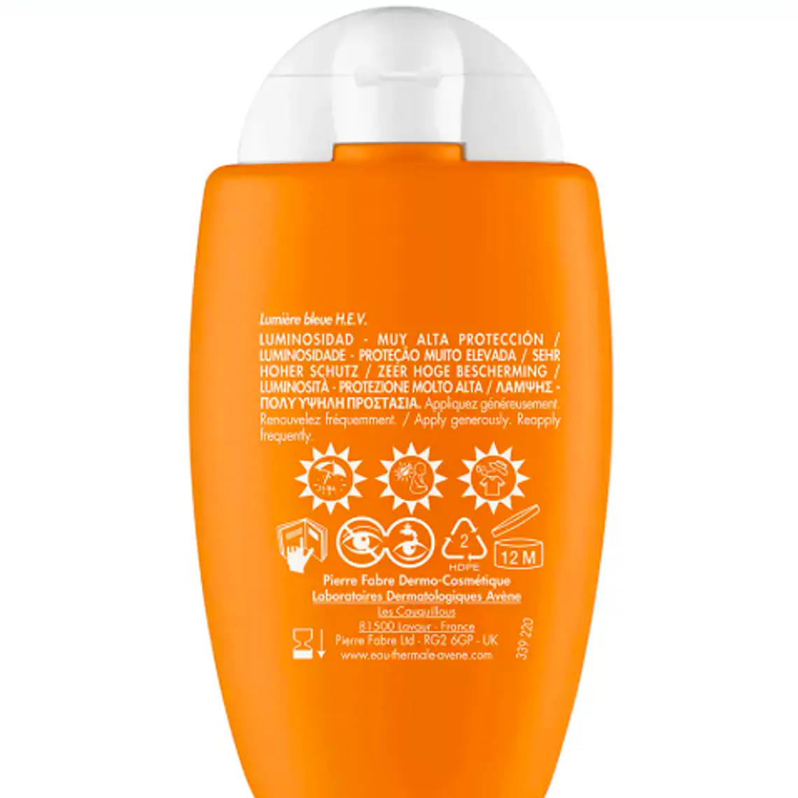 AVENE PROTECTOR SOLAR ULTRA FLUID RADIANCE SPF50+ (50ML) I VENCE: 31-05-2028 6
