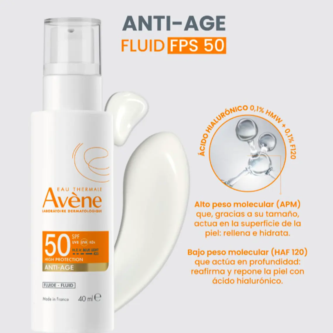 AVENE SOLAR EXPERT ANTI AGE FPS50+ (40ML) I VENCE: 31-03-2028 4