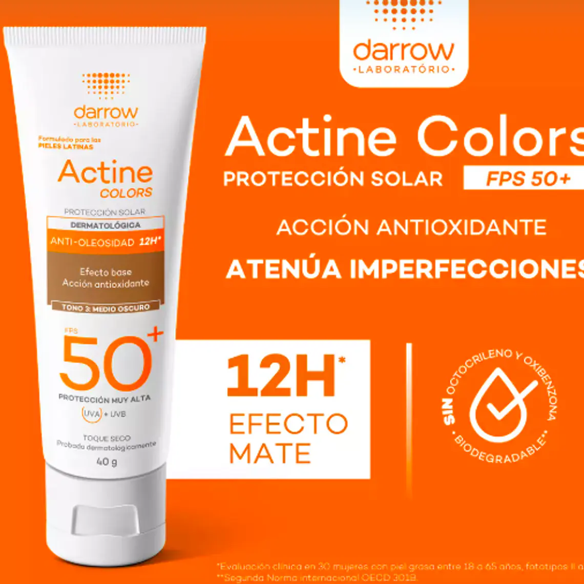 DARROW ACTINE COLORS SPF50+ OSCURO (40 ML) I VENCE: 30-08-2028 8