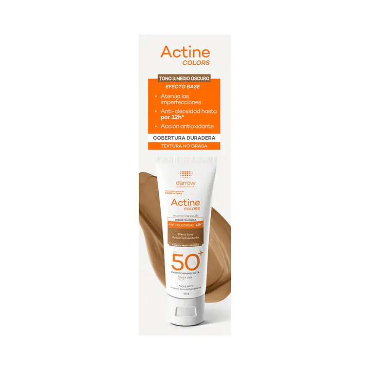 DARROW ACTINE COLORS SPF50+ OSCURO (40 ML) I VENCE: 30-08-2028 2