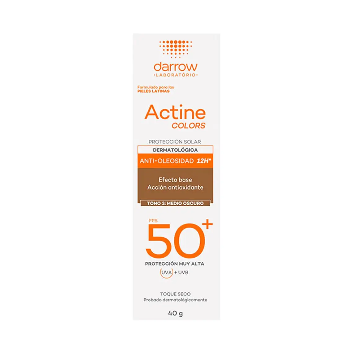 DARROW ACTINE COLORS SPF50+ OSCURO (40 ML) I VENCE: 30-08-2028 3