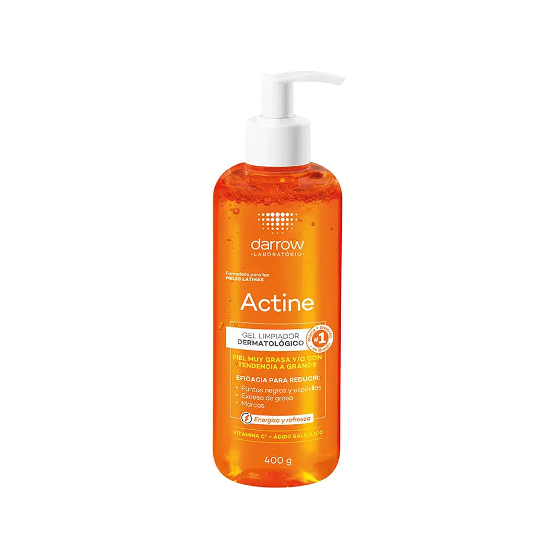 DARROW ACTINE GEL LIMPIADOR DERMATOLÓGICO (400G) I VENCE: 30-09-2027 1