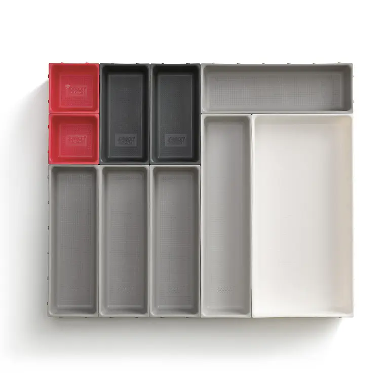 ORGANIZADOR DE CAJON MODULAR DUO GRIS (10 PIEZAS) 1