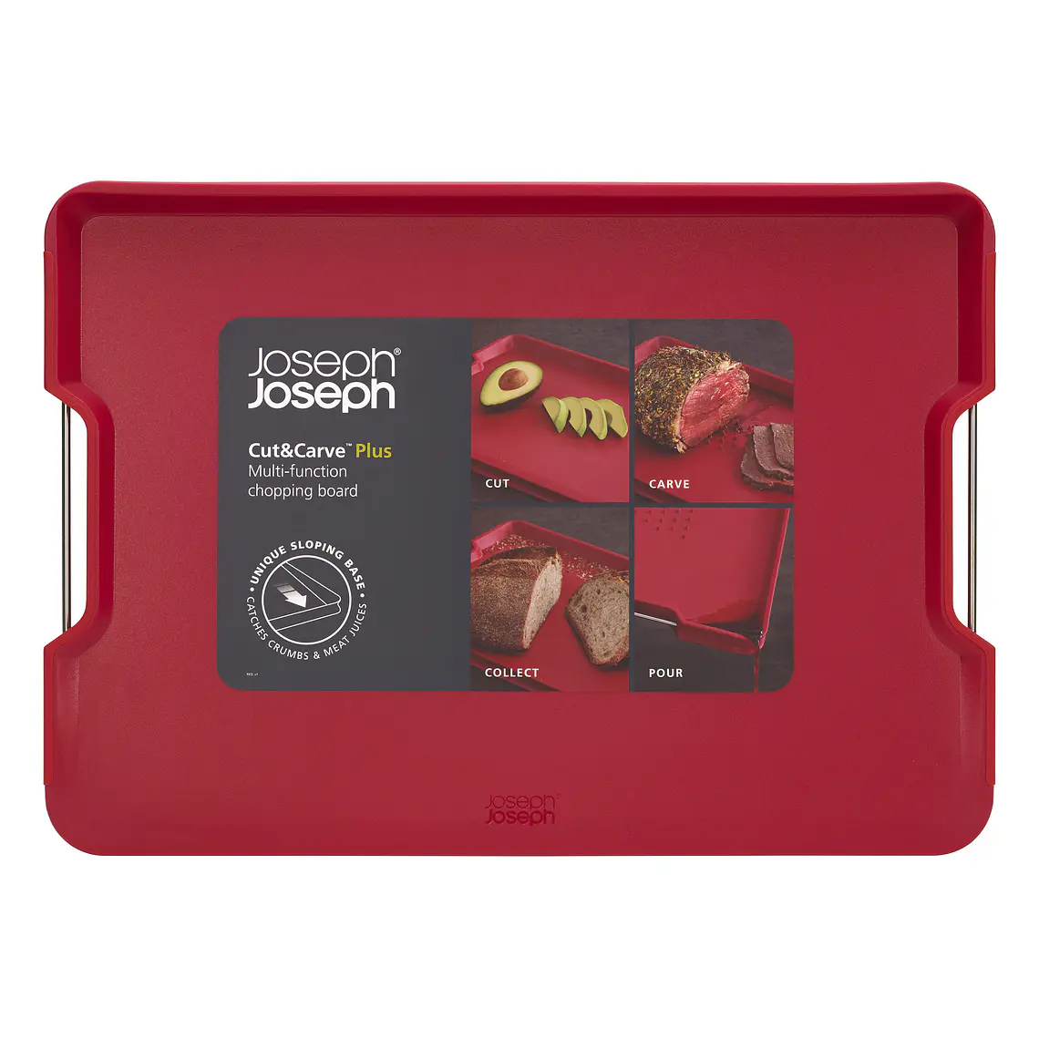 TABLA MULTIFUNCION ROJO L CUT&CARVE (41 x 2,5 x 29 cm) 1