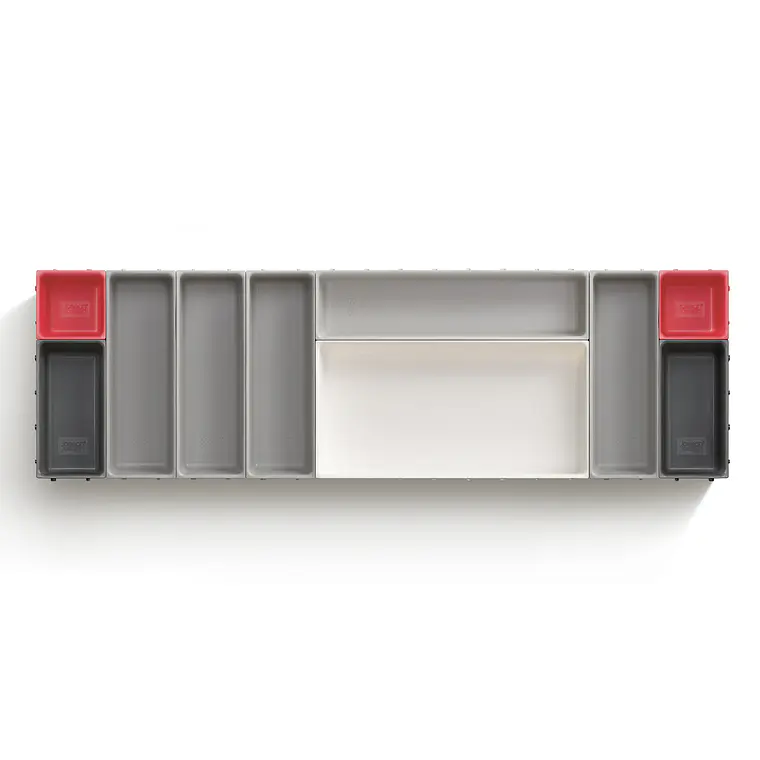 ORGANIZADOR DE CAJON MODULAR DUO GRIS (10 PIEZAS) 2