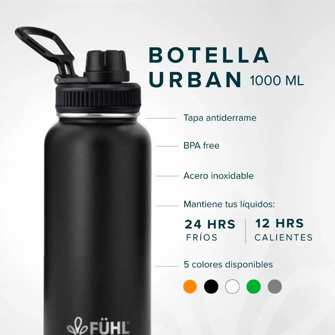 BOTELLA TÉRMICA URBAN 1000 ML - TAPA REGULAR 7