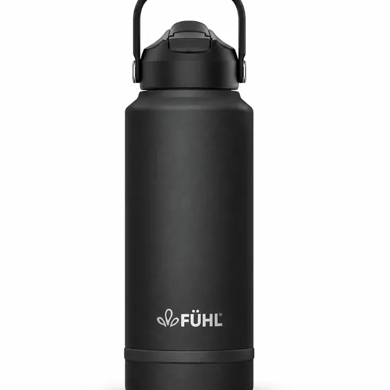BOTELLA ACTIVE DOBLE FONDO 1000 ML (650 ML LÍQUIDO + 350 ML COMPARTIMENTO) – TAPA BOMBILLA 2