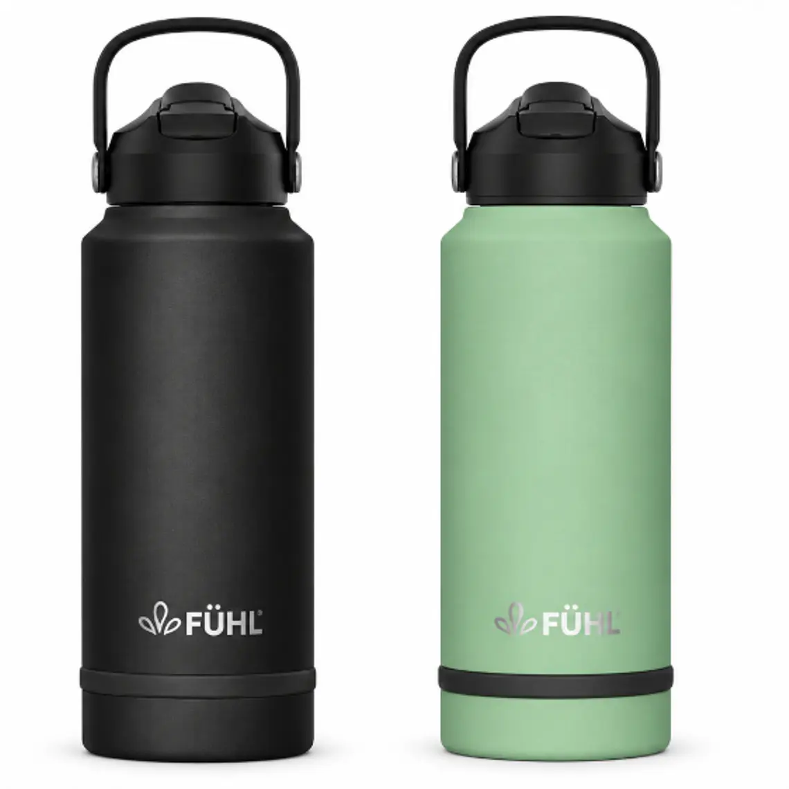 BOTELLA ACTIVE DOBLE FONDO 1000 ML (650 ML LÍQUIDO + 350 ML COMPARTIMENTO) – TAPA BOMBILLA 1