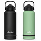 BOTELLA ACTIVE DOBLE FONDO 1000 ML (650 ML LÍQUIDO + 350 ML COMPARTIMENTO) – TAPA BOMBILLA - Miniatura 1
