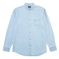 CAMISA DENIM M/LARGA B FOR B CELESTE (TALLAS S a XXL) - Miniatura 1
