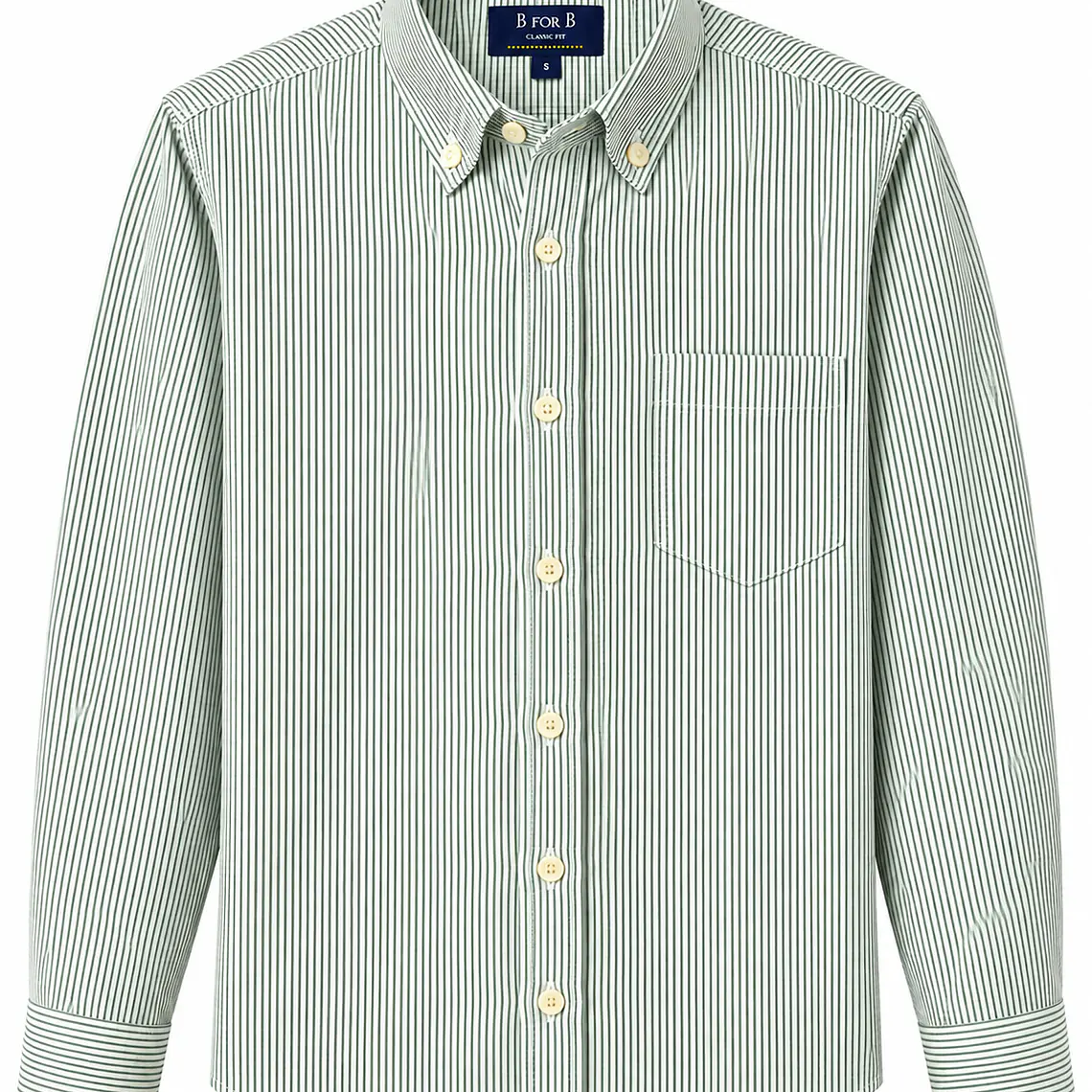 CAMISA DE VESTIR M/LARGA B FOR B VERDE (TALLAS S a XXL) 1