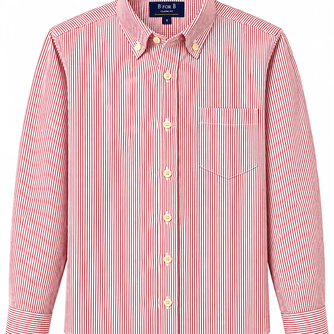 CAMISA DE VESTIR M/LARGA B FOR B ROJO (TALLAS S a XXL) 1