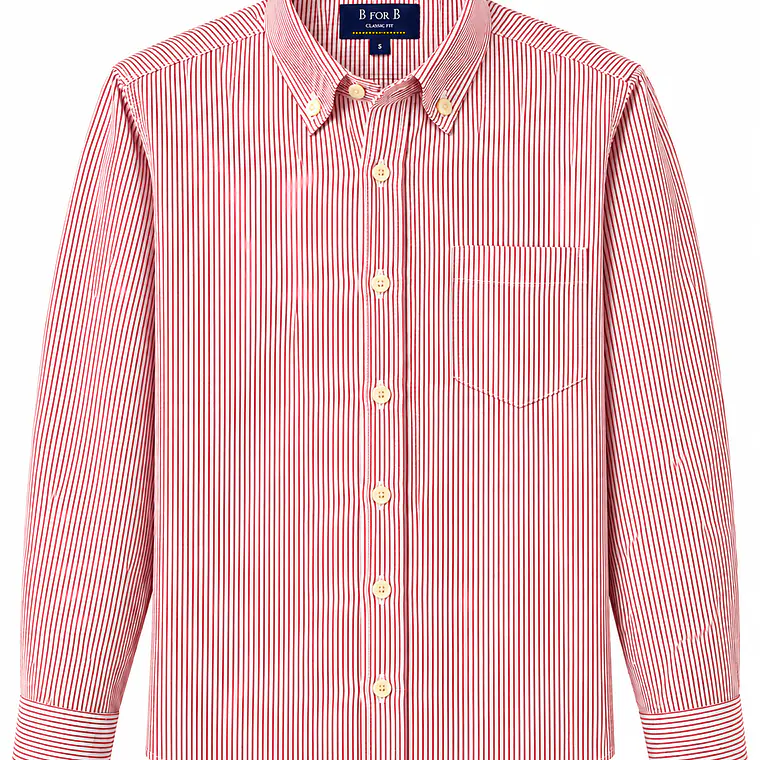 CAMISA DE VESTIR M/LARGA B FOR B ROJO (TALLAS S a XXL) 1