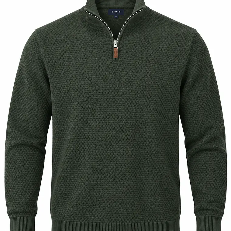 SWEATER HALF ZIPPER B FOR B VERDE (TALLAS S a XXL) 1