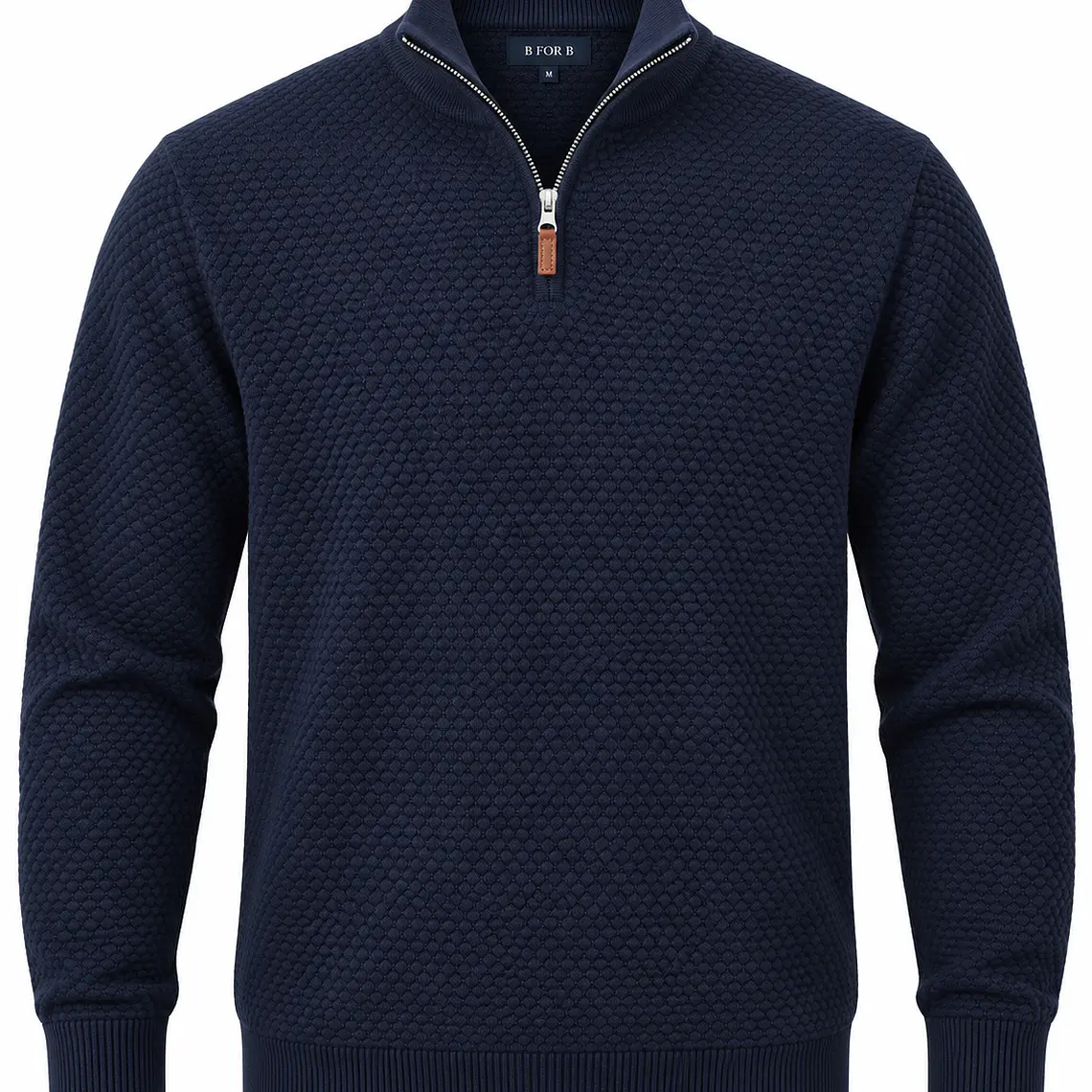 SWEATER HALF ZIPPER B FOR B AZUL OSCURO (TALLAS S a XXL) 1
