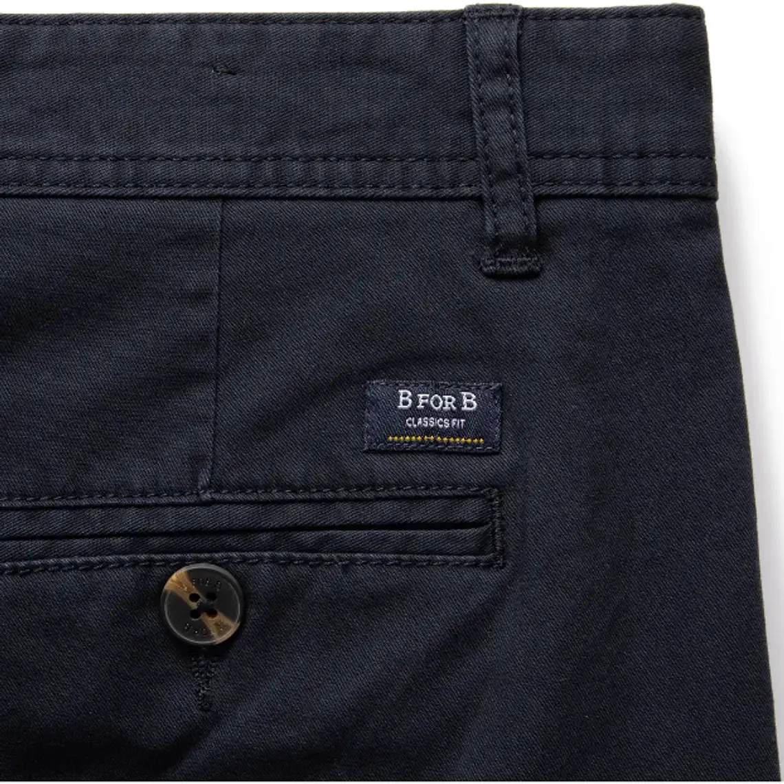 PANTALON CHINO B FOR B AZUL OSCURO (TALLAS 42 a 54) 3