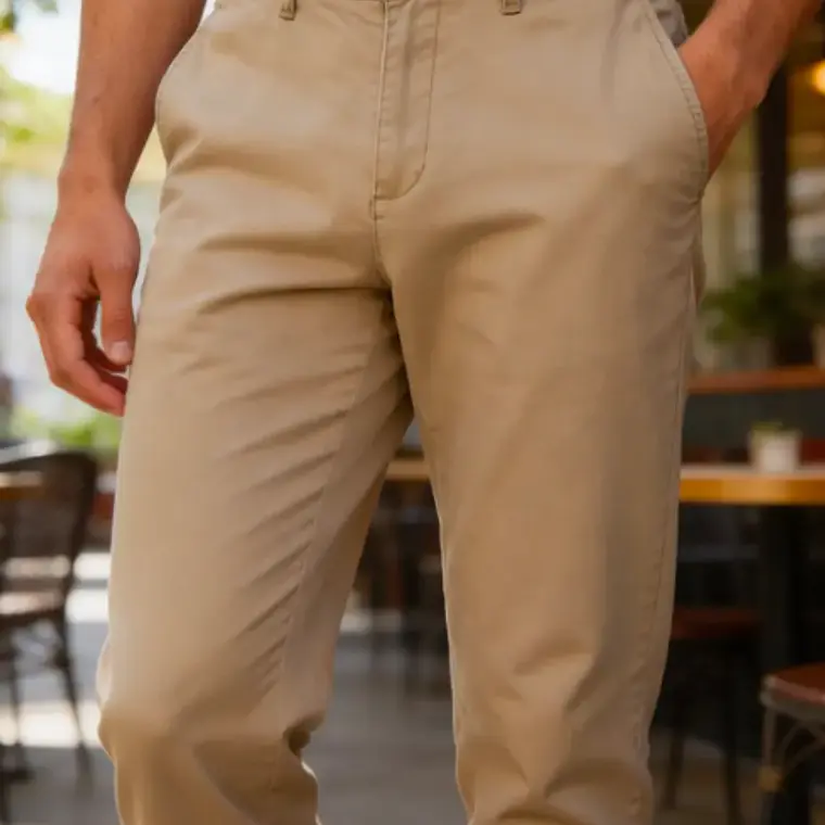 PANTALON CHINO B FOR B BEIGE (TALLAS 42 a 54) 6