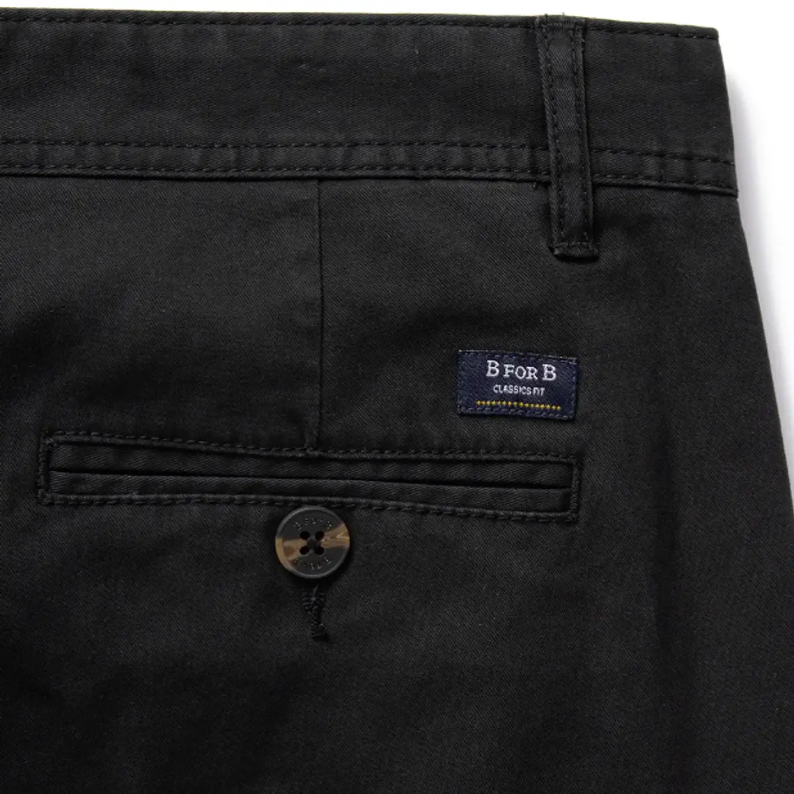 PANTALON CHINO B FOR B NEGRO (TALLAS 42 a 54) 4