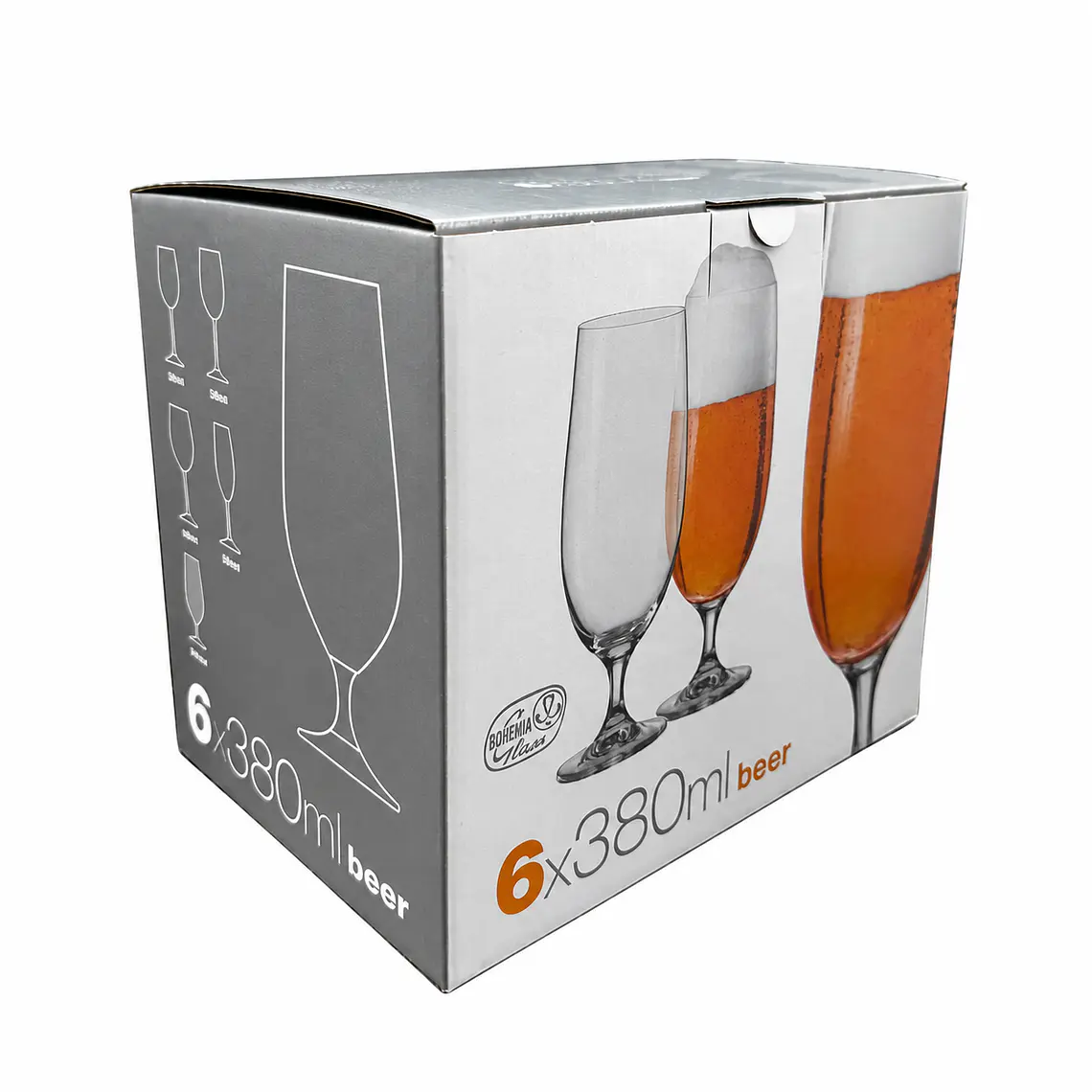 CRYSTALEX - SET 6 COPAS LARA  CERVEZA (380 ML) 3