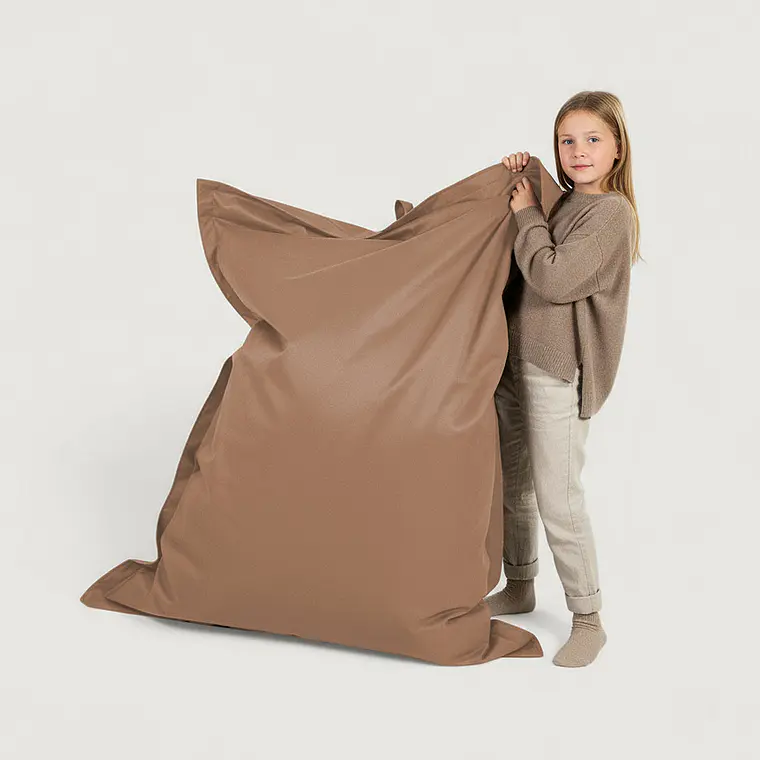 PUFF RECTANGULAR EXTERIOR IMPERMEABLE - ARENA / ARENA (TALLA S) 1