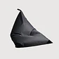 FUNDA PUFF TRIANGULAR EXTERIOR PUF (SIN RELLENO) - GRIS OSCURO / NEGRO | GRIS OSCURO / NEGRO - Miniatura 2