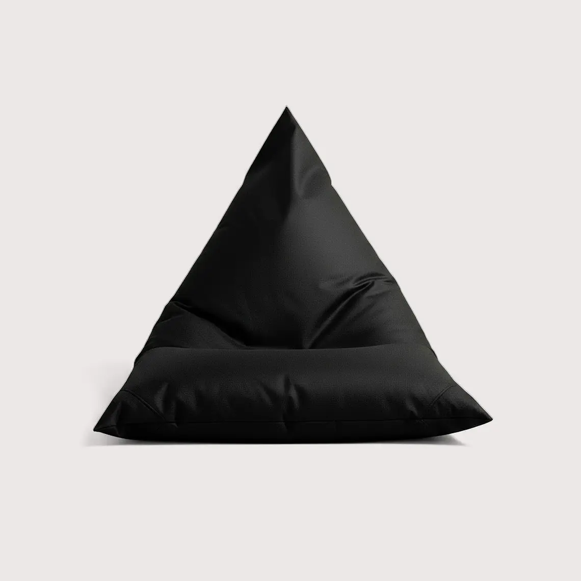 FUNDA PUFF TRIANGULAR EXTERIOR PUF (SIN RELLENO) - NEGRO | NEGRO / NEGRO 1