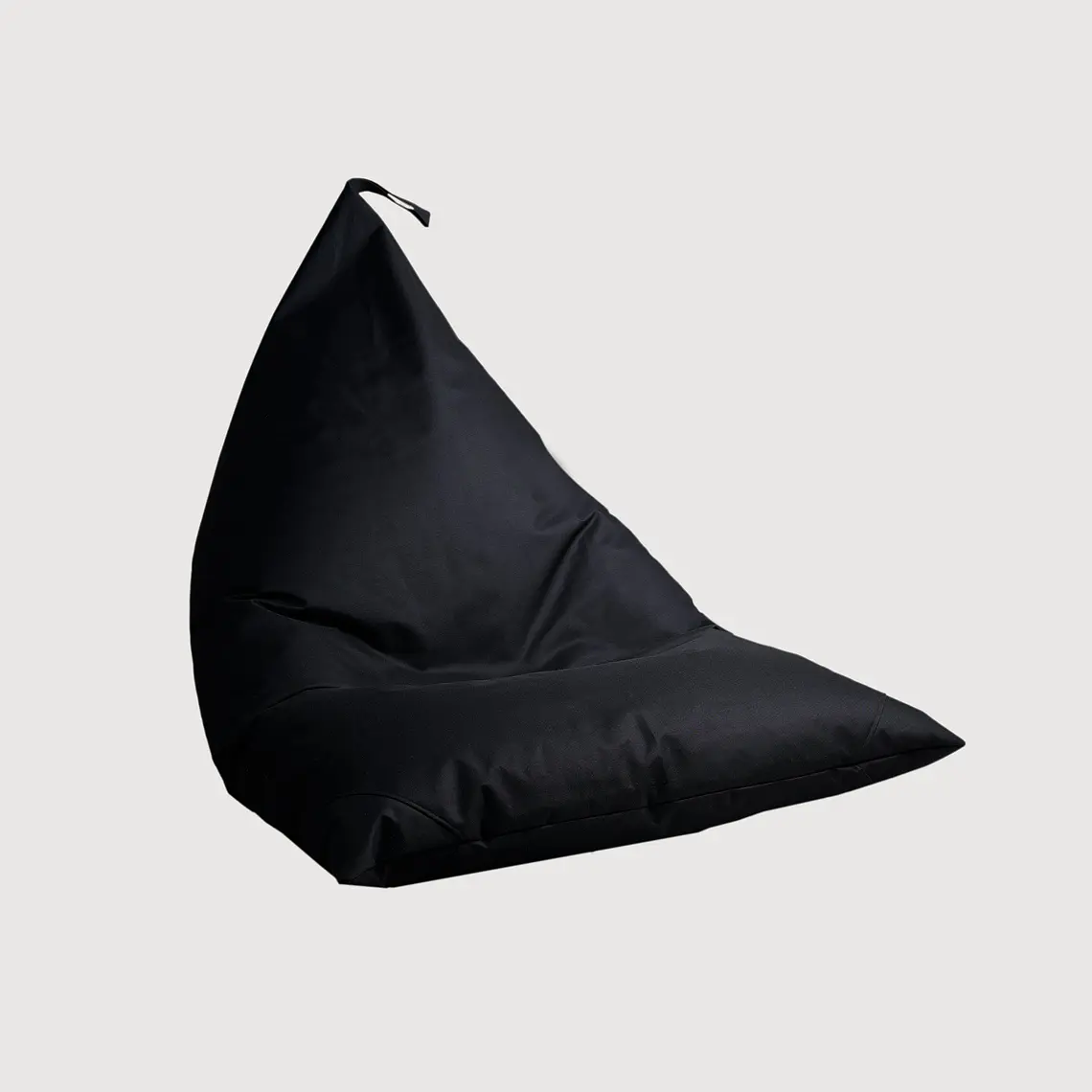 FUNDA PUFF TRIANGULAR EXTERIOR PUF (SIN RELLENO) - NEGRO | NEGRO / NEGRO 2