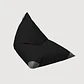 FUNDA PUFF TRIANGULAR EXTERIOR PUF (SIN RELLENO) - NEGRO / GRIS OSCURO | NEGRO / GRIS OSCURO - Miniatura 2