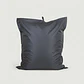 PUFF RECTANGULAR EXTERIOR IMPERMEABLE - GRIS OSCURO / GRIS OSCURO (TALLA S) - Miniatura 1