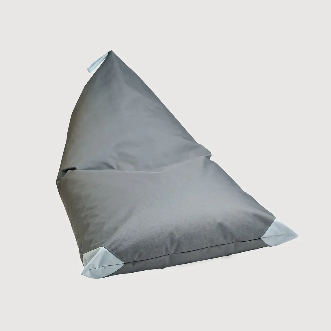 FUNDA PUFF TRIANGULAR EXTERIOR PUF (SIN RELLENO) - GRIS OSCURO / GRIS CLARO | GRIS OSCURO / GRIS CLARO 2