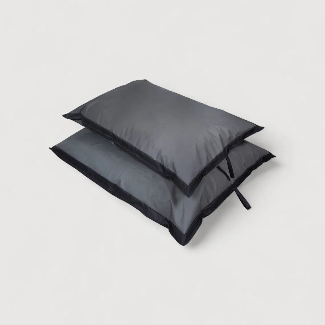 PUFF RECTANGULAR EXTERIOR IMPERMEABLE - GRIS OSCURO / NEGRO (TALLA S) 6