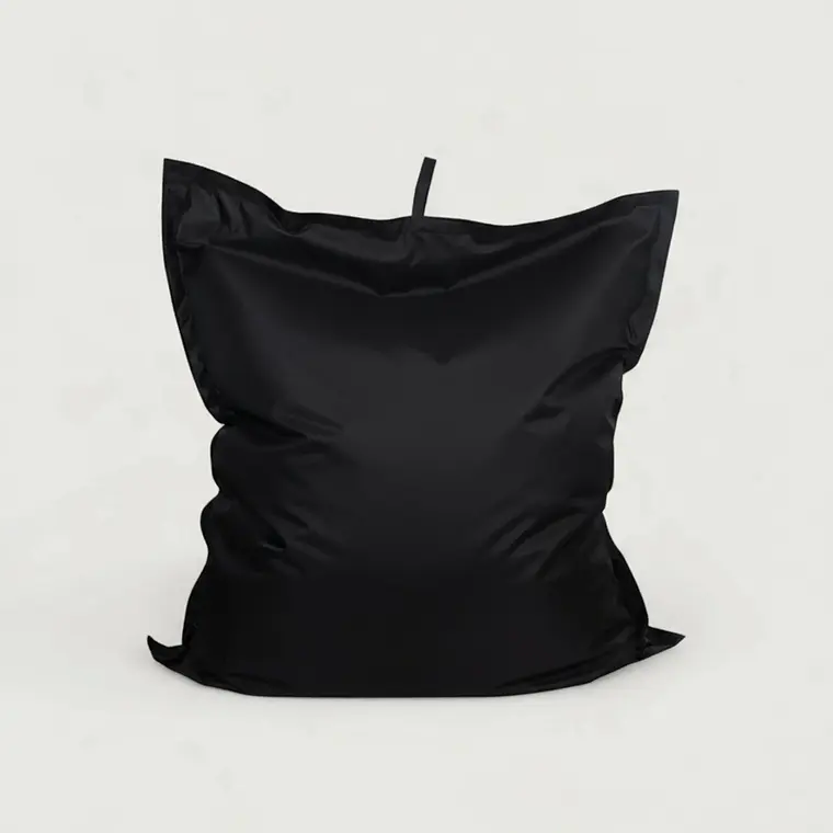 PUFF RECTANGULAR EXTERIOR IMPERMEABLE - NEGRO / NEGRO (TALLA S) 1