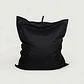 PUFF RECTANGULAR EXTERIOR IMPERMEABLE - NEGRO / NEGRO (TALLA S) - Miniatura 1