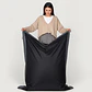PUFF RECTANGULAR EXTERIOR IMPERMEABLE - NEGRO / GRIS OSCURO (TALLA S) - Miniatura 1