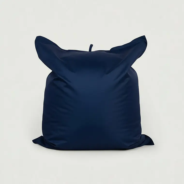 PUFF RECTANGULAR EXTERIOR IMPERMEABLE - AZUL / AZUL (TALLA S) 2