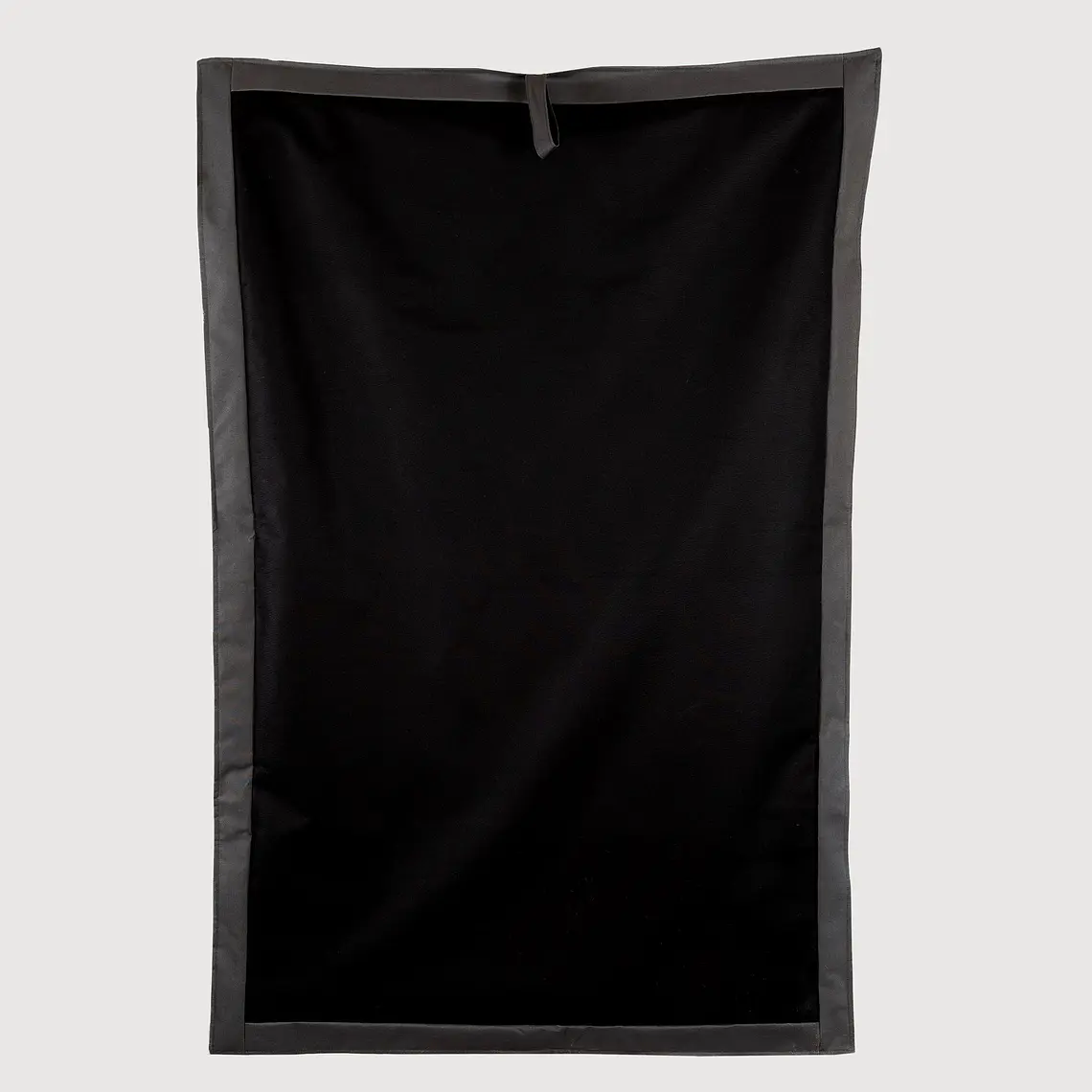 FUNDA PUFF RECTANGULAR EXTERIOR Y TERRAZA PUF (SIN RELLENO) - NEGRO / GRIS OSCURO | NEGRO / L / GRIS OSCURO 2