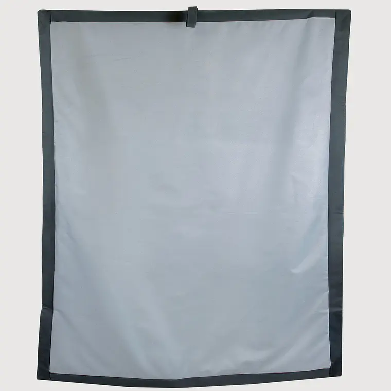 FUNDA PUFF RECTANGULAR EXTERIOR Y TERRAZA PUF (SIN RELLENO) - GRIS CLARO / GRIS OSCURO | GRIS CLARO / L / GRIS OSCURO 1