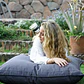 PUFF RECTANGULAR EXTERIOR IMPERMEABLE - GRIS OSCURO / GRIS OSCURO (TALLA S) - Miniatura 2