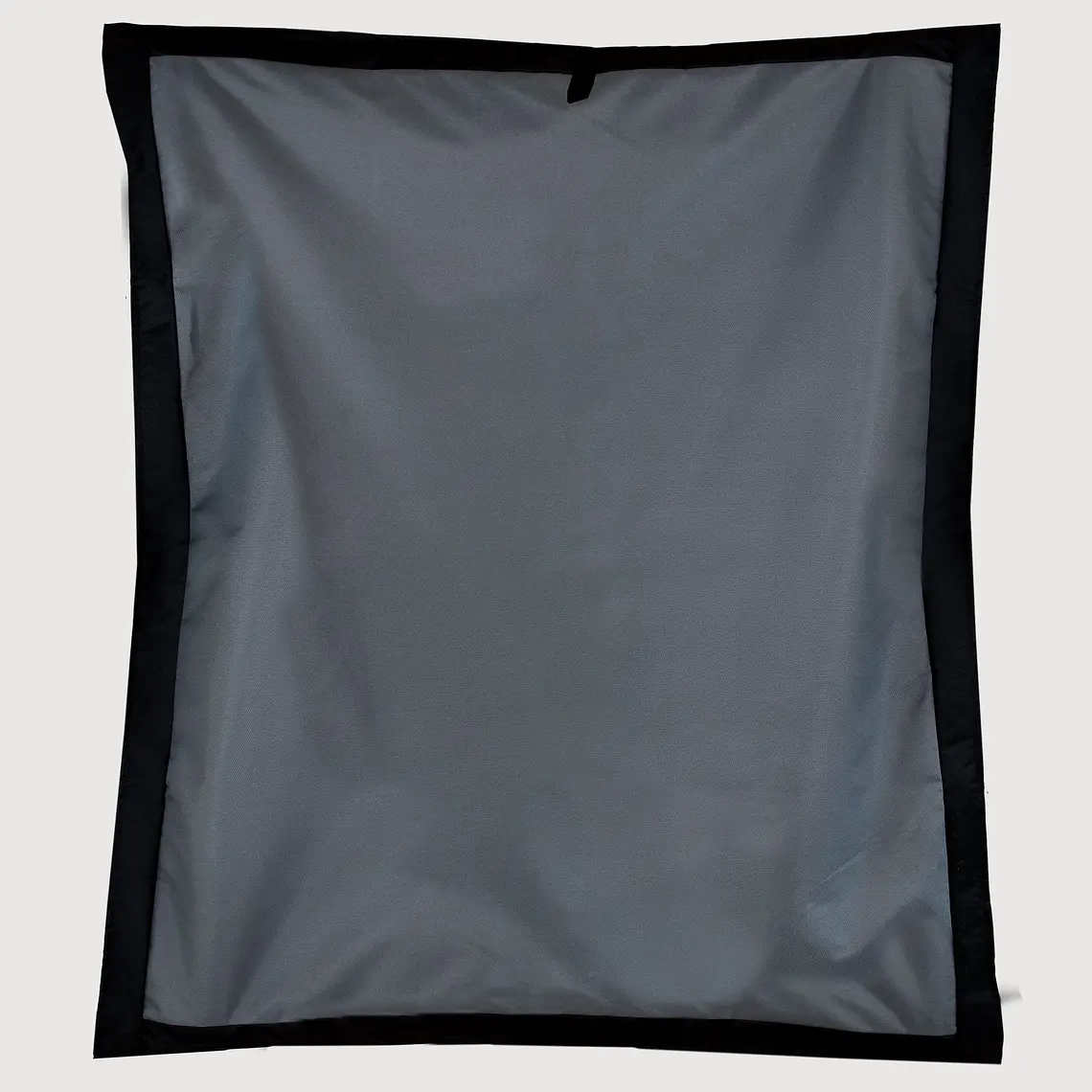 FUNDA PUFF RECTANGULAR EXTERIOR Y TERRAZA PUF (SIN RELLENO) - GRIS OSCURO / NEGRO | GRIS OSCURO / L / NEGRO 1