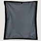 FUNDA PUFF RECTANGULAR EXTERIOR Y TERRAZA PUF (SIN RELLENO) - GRIS OSCURO / NEGRO | GRIS OSCURO / L / NEGRO - Miniatura 1