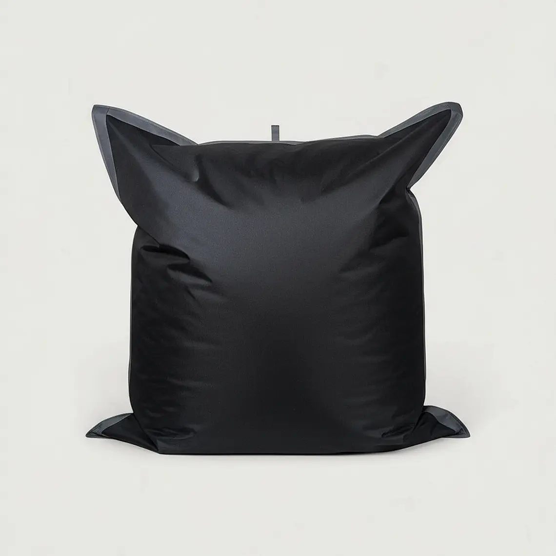 PUFF RECTANGULAR EXTERIOR IMPERMEABLE - NEGRO / GRIS OSCURO (TALLA S) 2