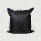 PUFF RECTANGULAR EXTERIOR IMPERMEABLE - NEGRO / GRIS OSCURO (TALLA L) - Miniatura 2